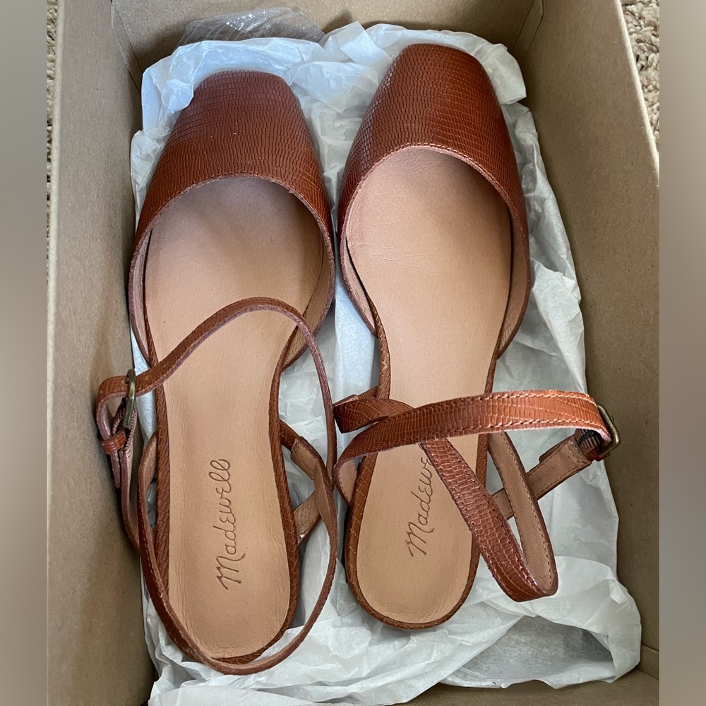 Madewell Jeanne slingback flats